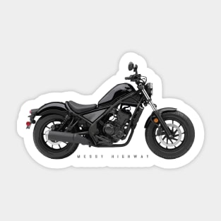 Honda Rebel 300 20 black, sn Sticker